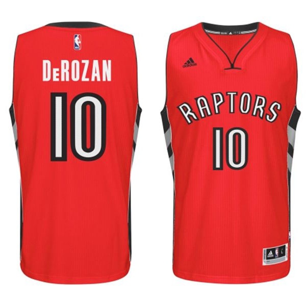 Men's  Raptors #10 DeMar DeRozan 2014-15 New Swingman Red Jersey